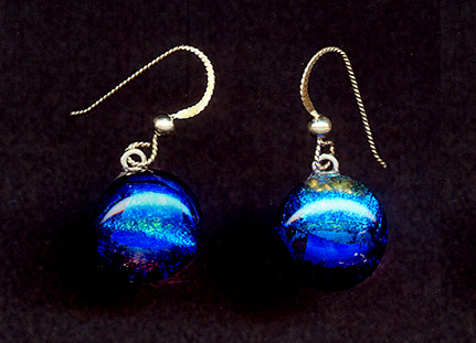 Dichroic Glass Earrings